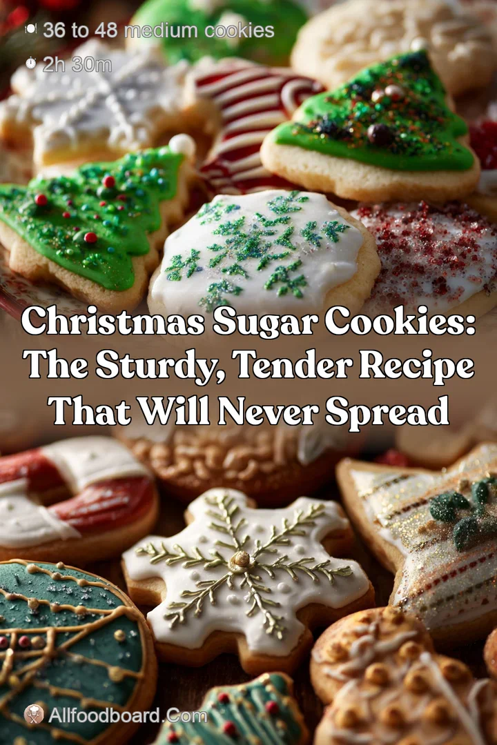 Christmas Sugar Cookies: The Sturdy Tender Recipe That Will Never Spread