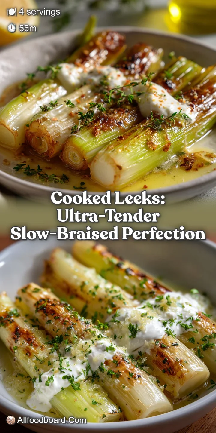 Cooked Leeks: Ultra-Tender Slow-Braised Perfection