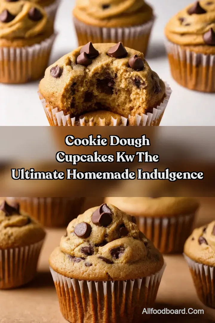 Cookie Dough Cupcakes kw The Ultimate Homemade Indulgence