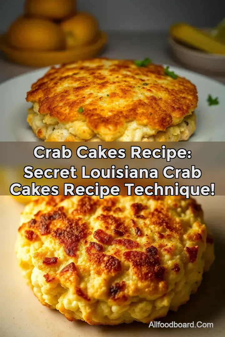 Crab Cakes Recipe: Secret Louisiana Crab Cakes Recipe Technique! : PIN FOR LATER Crab Cakes Recipe: Secret Louisiana Crab Cakes Recipe Technique!