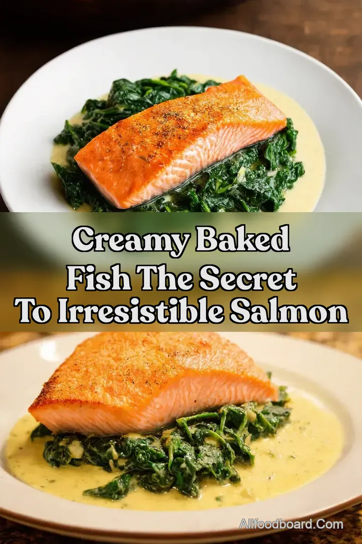 Creamy Baked Fish The Secret to Irresistible Salmon : PIN FOR LATER Creamy Baked Fish The Secret to Irresistible Salmon