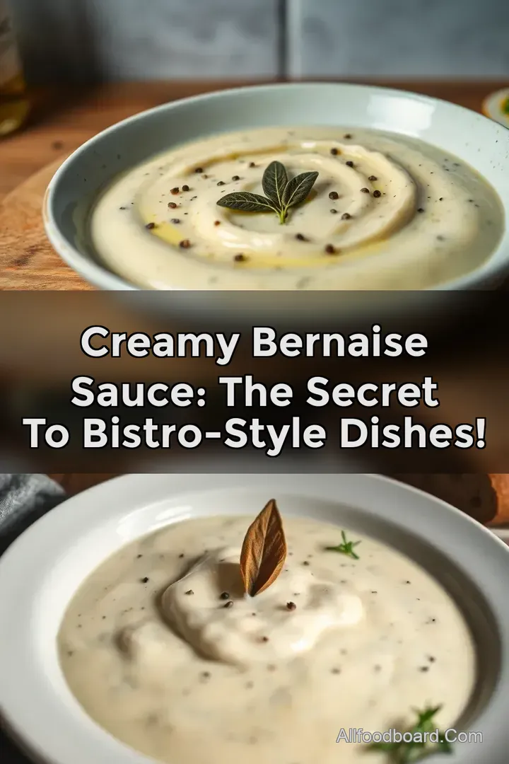 Creamy Bernaise Sauce: The Secret To Bistro-Style Dishes!