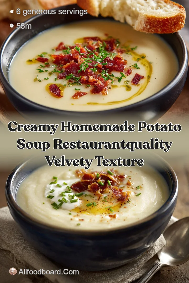 Creamy Homemade Potato Soup RestaurantQuality Velvety Texture