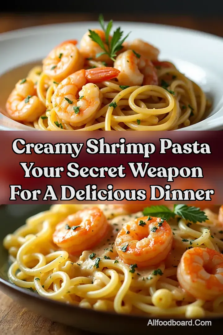 Creamy Shrimp Pasta Your Secret Weapon for a Delicious Dinner