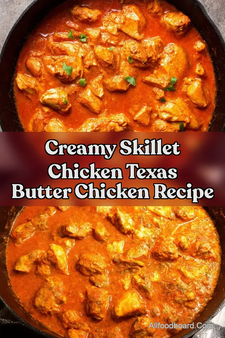 Creamy Skillet Chicken Texas Butter Chicken Recipe