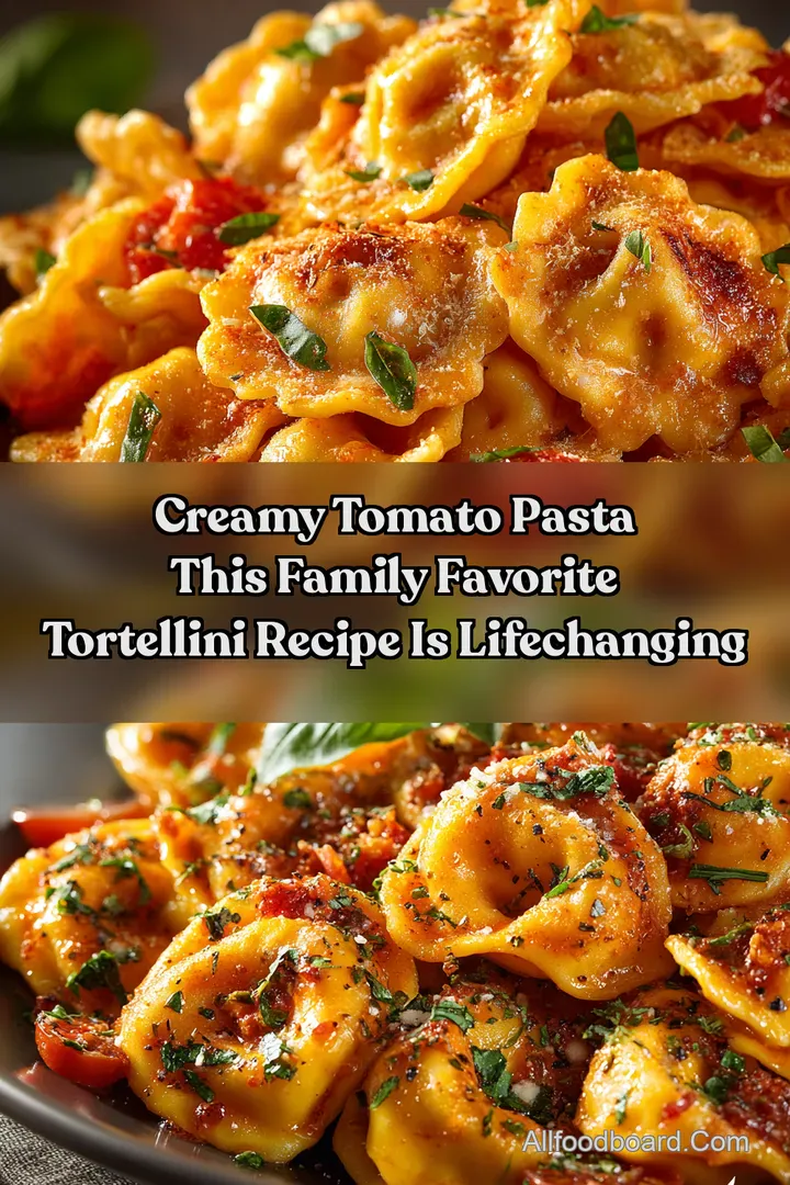 Creamy Tomato Pasta This Family Favorite Tortellini Recipe Is LifeChanging