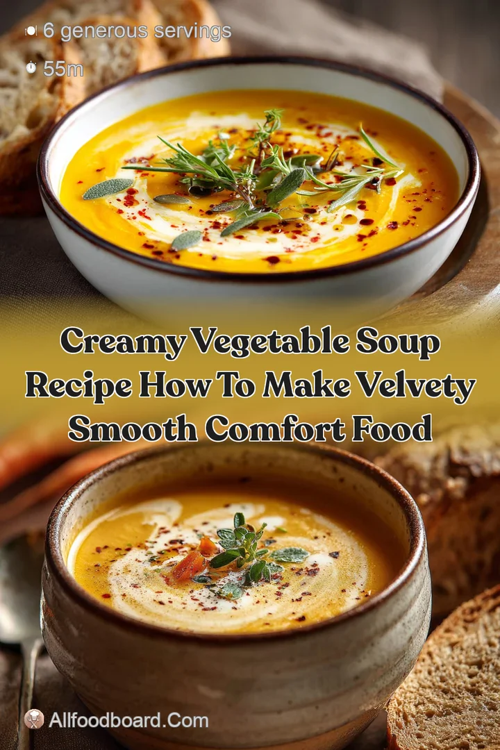 Creamy Vegetable Soup Recipe How to Make Velvety Smooth Comfort Food