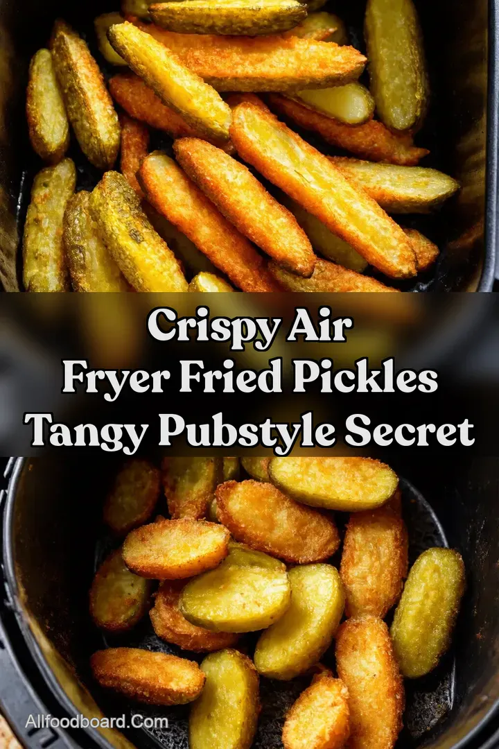 Crispy Air Fryer Fried Pickles Tangy PubStyle Secret