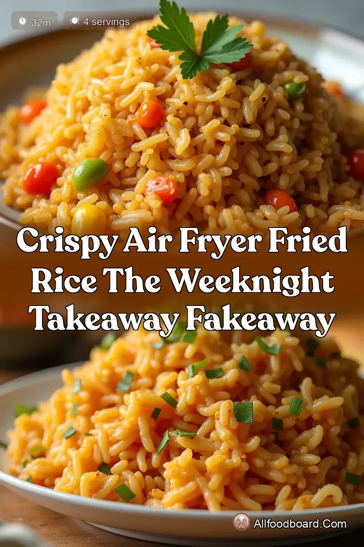 Crispy Air Fryer Fried Rice The Weeknight Takeaway Fakeaway