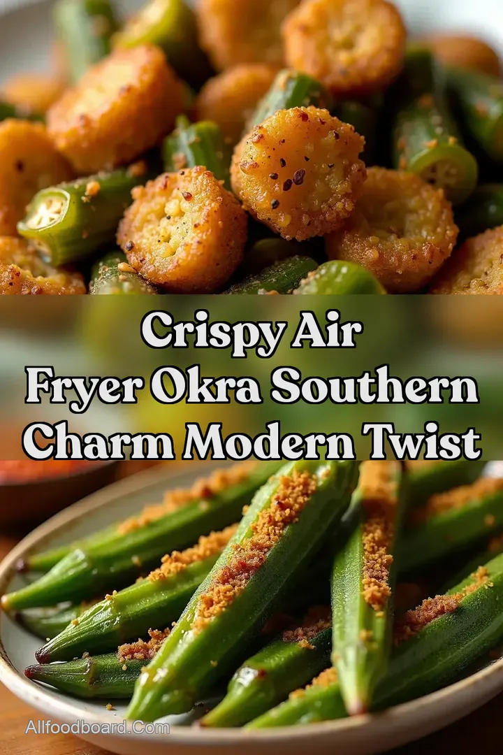 Crispy Air Fryer Okra Southern Charm Modern Twist