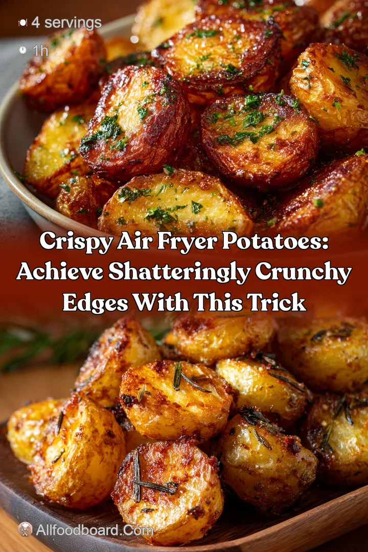 Crispy Air Fryer Potatoes: Achieve Shatteringly Crunchy Edges with This Trick