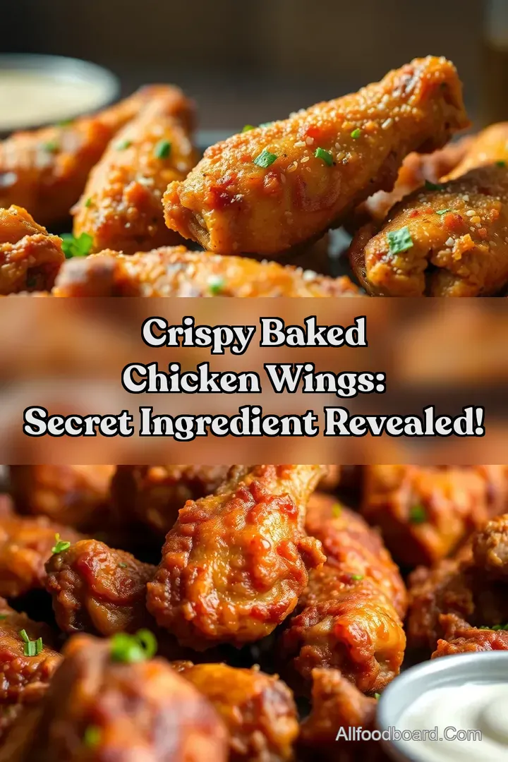 Crispy Baked Chicken Wings: Secret Ingredient Revealed!