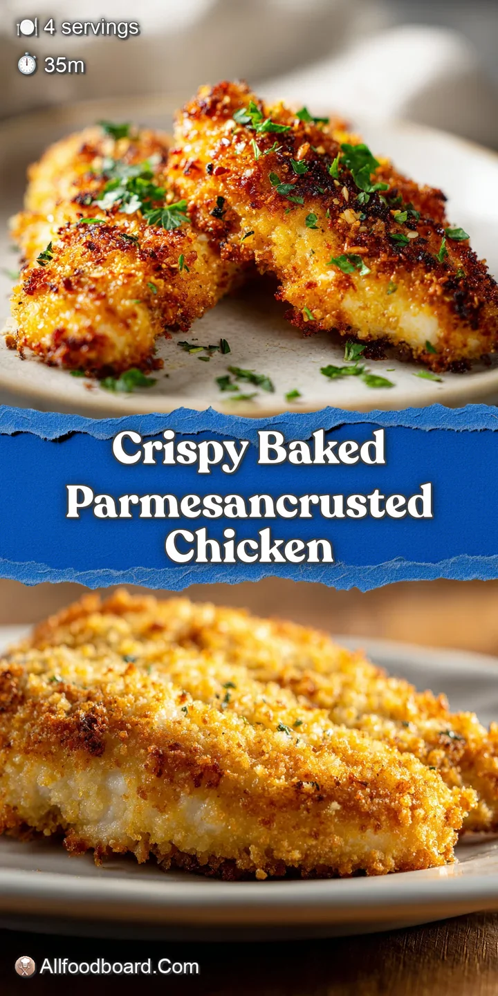 Up-close, bubbly parmesan crust on baked chicken. Cheesy aroma implied. Golden-brown deliciousness calls to be eaten quickly.