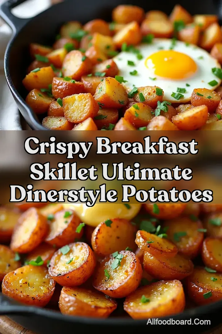 Crispy Breakfast Skillet Ultimate DinerStyle Potatoes