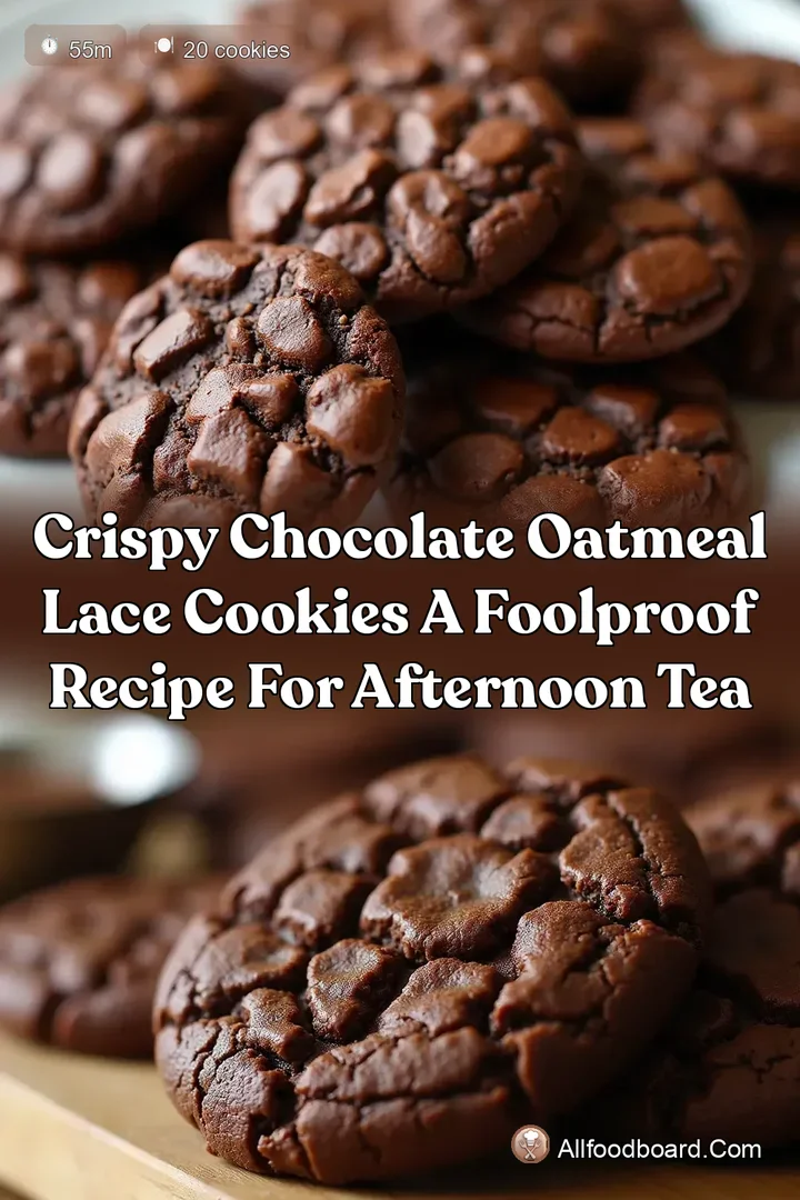 Crispy Chocolate Oatmeal Lace Cookies A Foolproof Recipe for Afternoon Tea