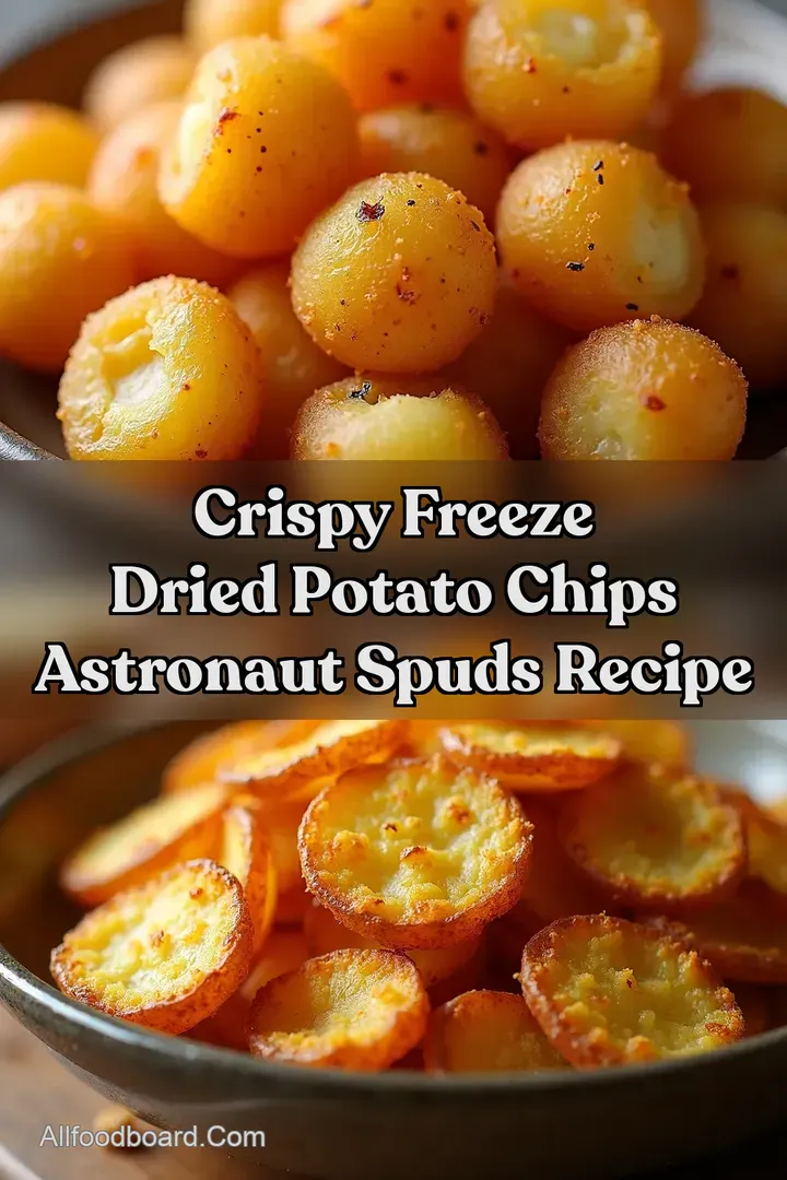 Crispy Freeze Dried Potato Chips Astronaut Spuds Recipe : PIN FOR LATER Crispy Freeze Dried Potato Chips Astronaut Spuds Recipe