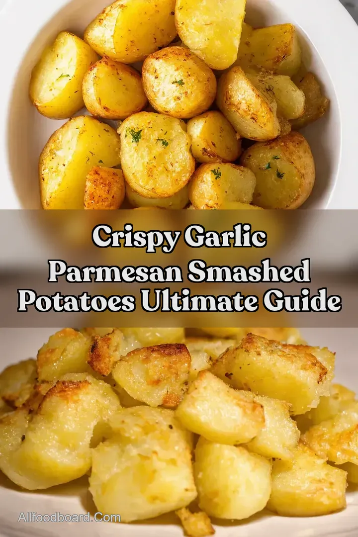 Crispy Garlic Parmesan Smashed Potatoes Ultimate Guide