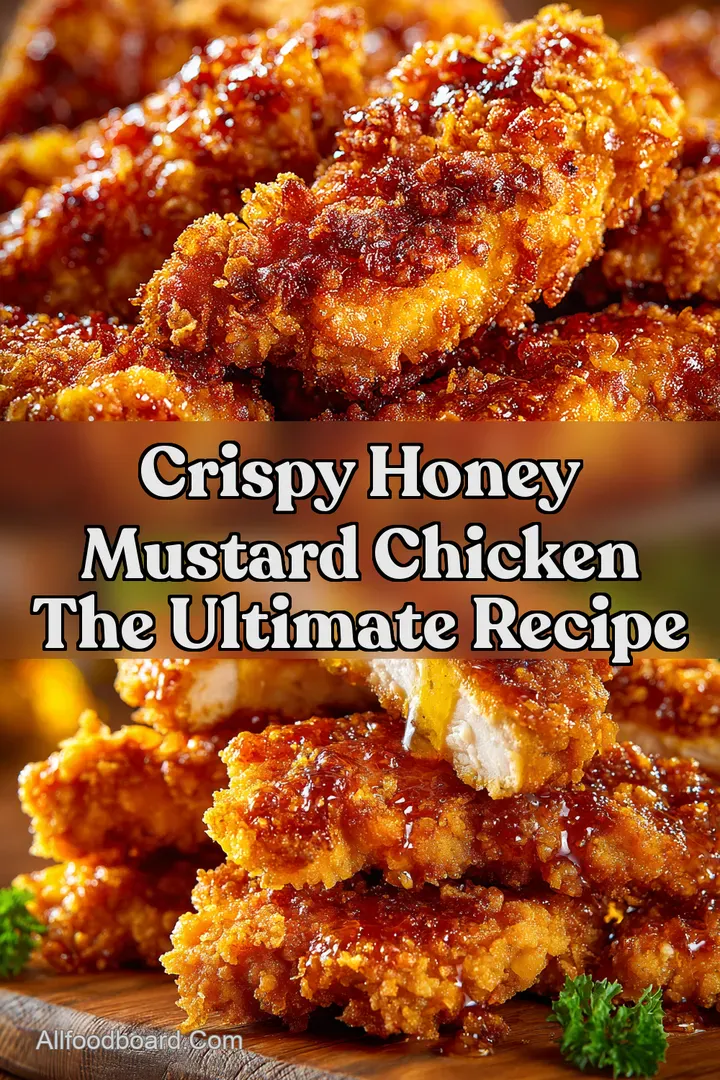 Crispy Honey Mustard Chicken The ULTIMATE Recipe