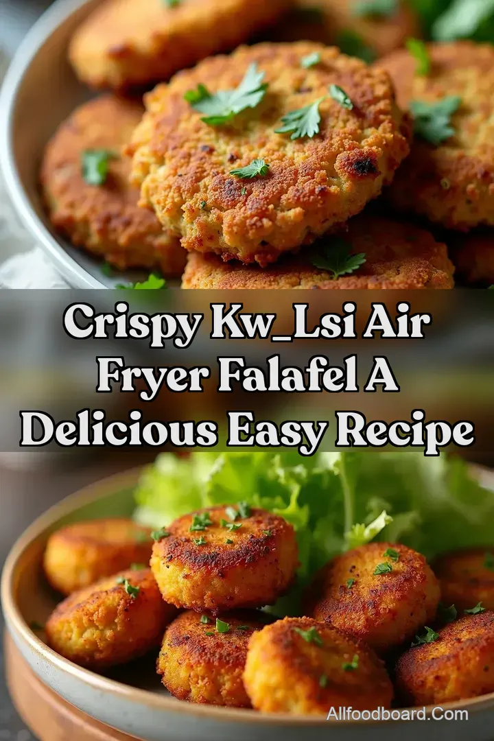 Crispy kw_lsi Air Fryer Falafel A Delicious Easy Recipe