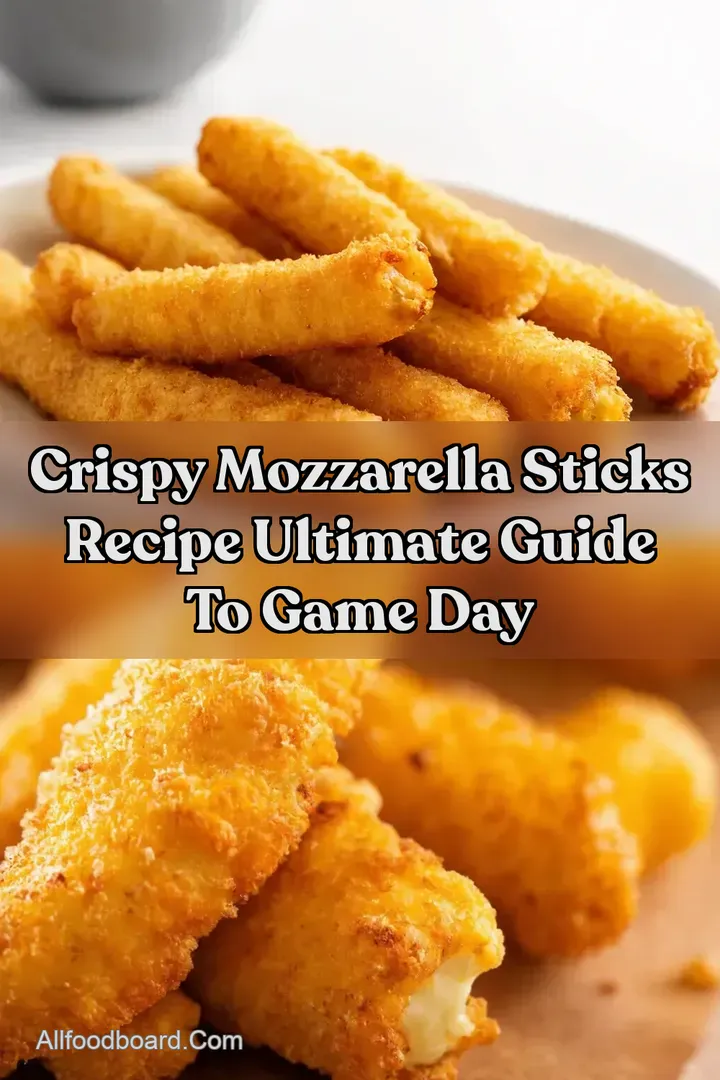 Crispy Mozzarella Sticks Recipe Ultimate Guide to Game Day : PIN FOR LATER Crispy Mozzarella Sticks Recipe Ultimate Guide to Game Day