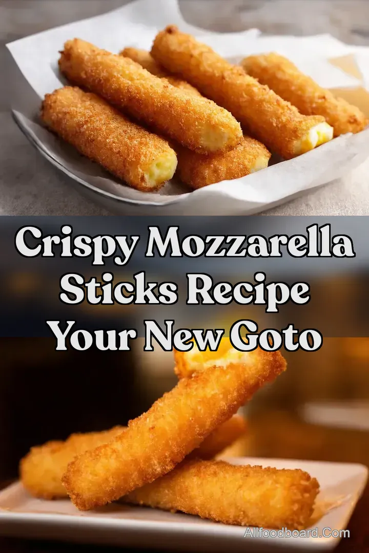 Crispy Mozzarella Sticks Recipe Your New GoTo : PIN FOR LATER Crispy Mozzarella Sticks Recipe Your New GoTo