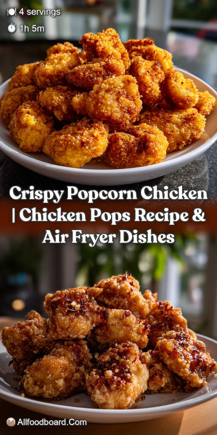 Golden-brown, bite-sized chicken pieces piled high, offering a view of the ultra-crisp exterior and tender, juicy interior.