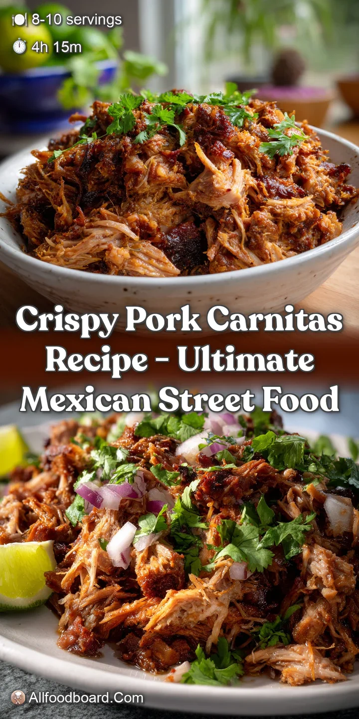 Crispy Pork Carnitas Recipe - Ultimate Mexican Street Food