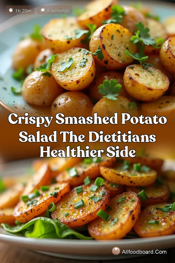Crispy Smashed Potato Salad The Dietitians Healthier Side