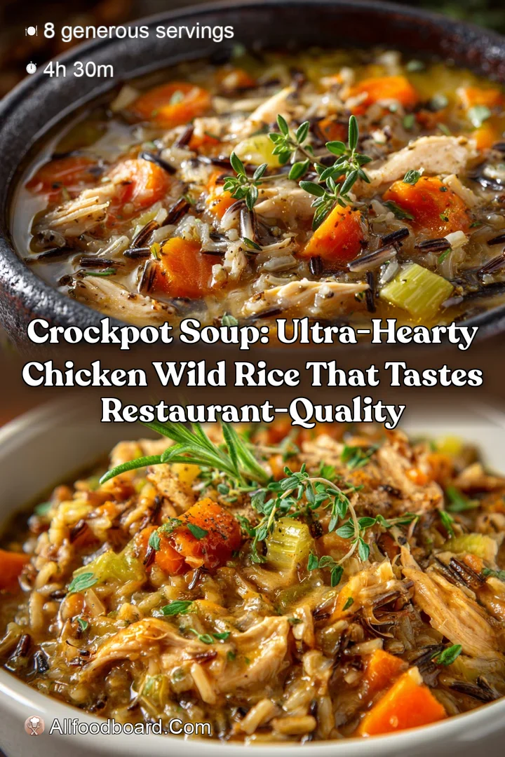 Crockpot Soup: Ultra-Hearty Chicken Wild Rice That Tastes Restaurant-Quality