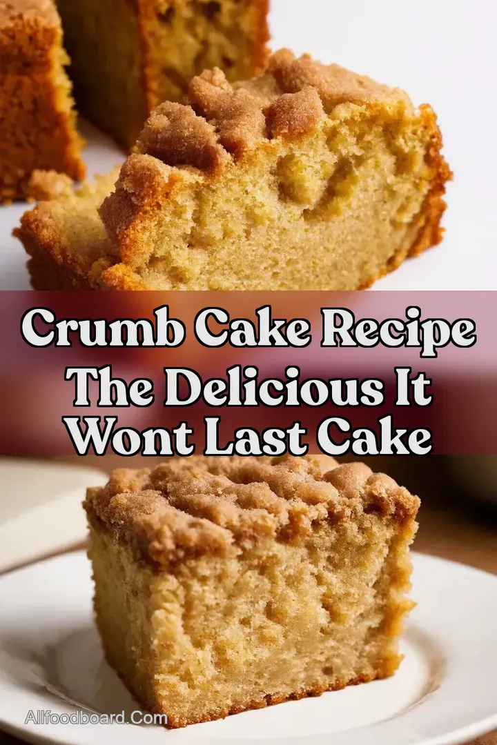 Crumb Cake Recipe The Delicious It Wont Last Cake