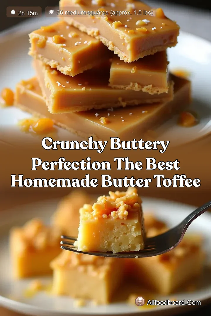 Crunchy Buttery Perfection The Best Homemade Butter Toffee : PIN FOR LATER Crunchy Buttery Perfection The Best Homemade Butter Toffee