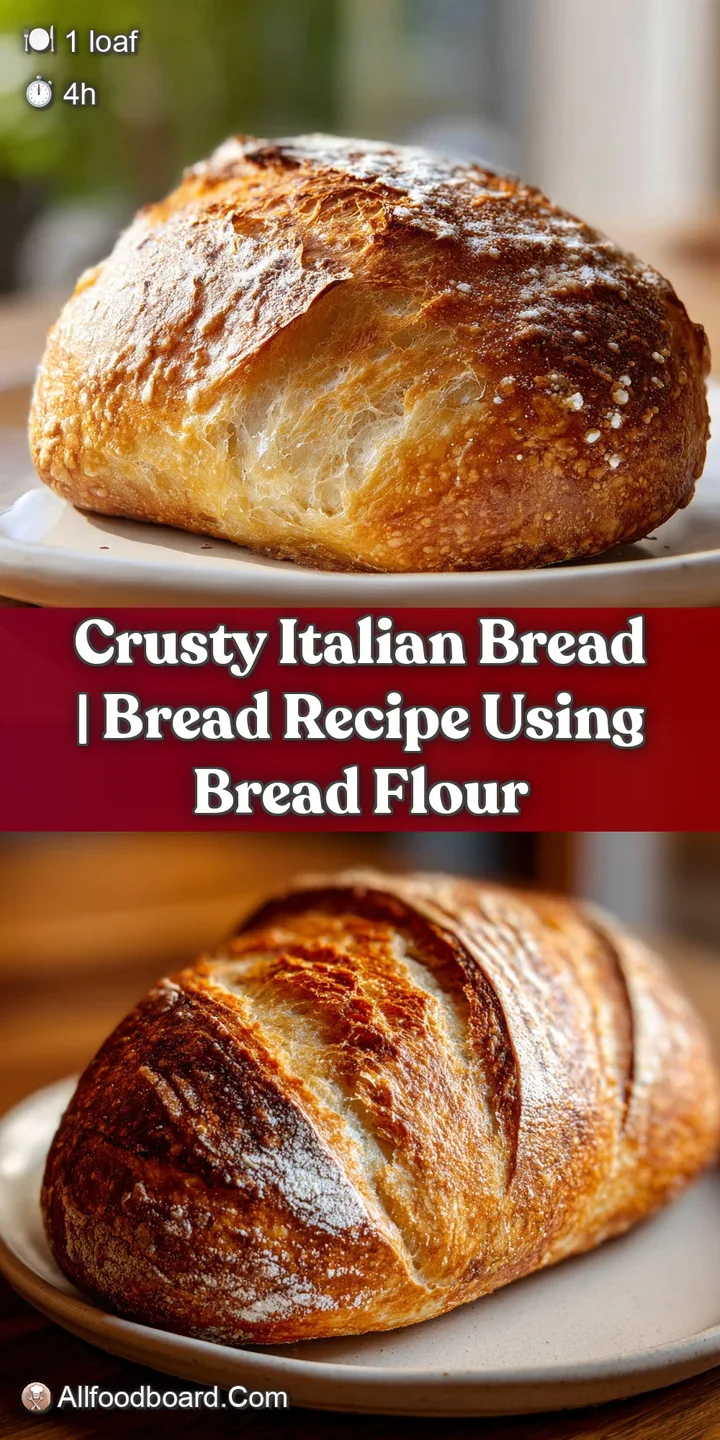 Close-up of a deeply golden, crackled crust on a rustic Italian artisan bread, hinting at warmth.