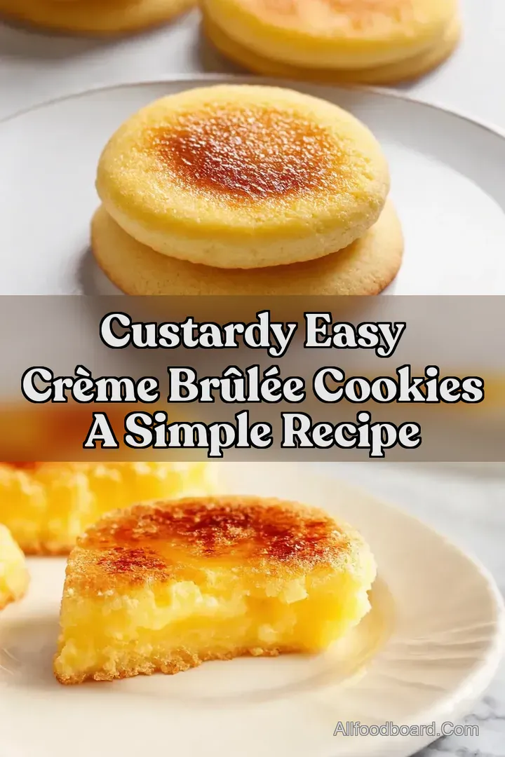 Custardy Easy Cr&egrave;me Br&ucirc;l&eacute;e Cookies A Simple Recipe