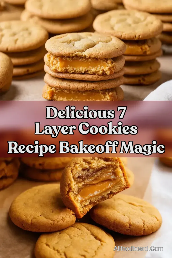 Delicious 7 Layer Cookies Recipe BakeOff Magic : PIN FOR LATER Delicious 7 Layer Cookies Recipe BakeOff Magic