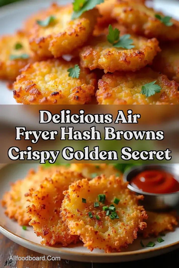 Delicious Air Fryer Hash Browns Crispy Golden Secret