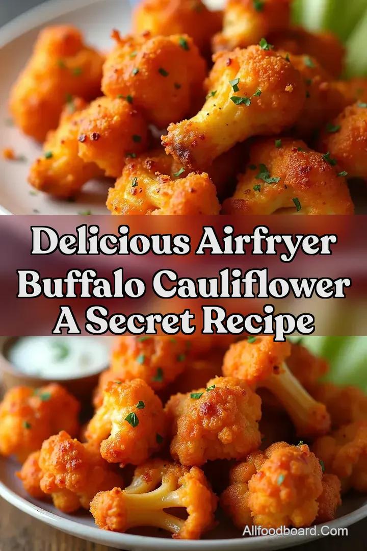 Delicious Airfryer Buffalo Cauliflower A Secret Recipe