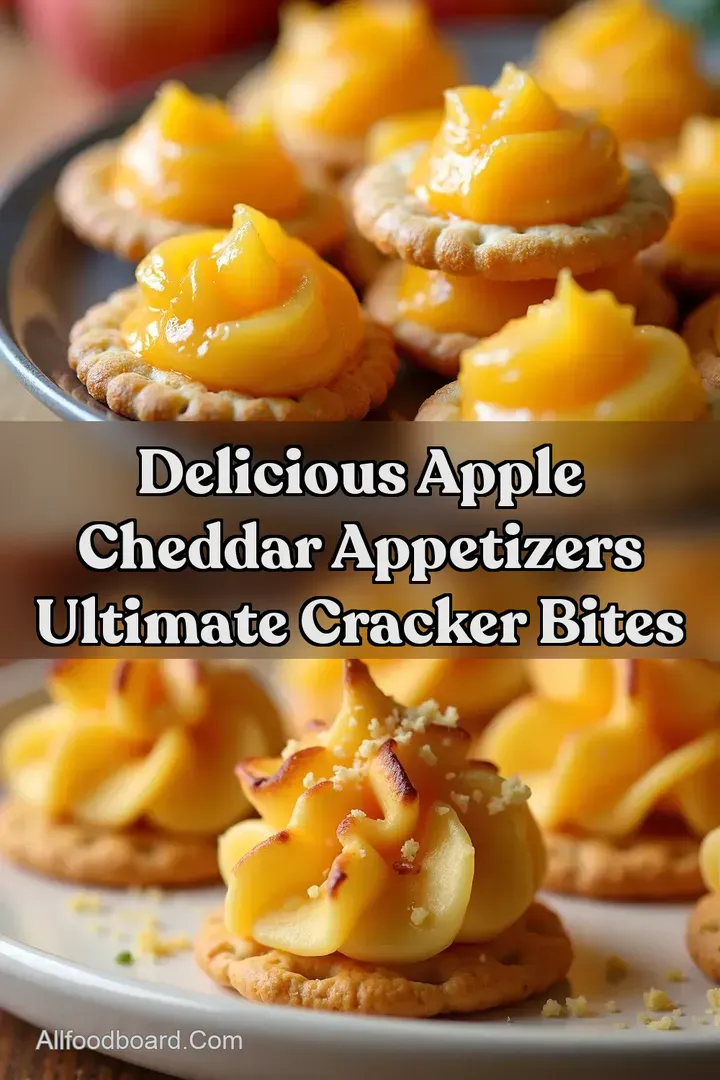 Delicious Apple Cheddar Appetizers Ultimate Cracker Bites