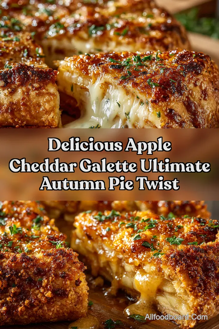 Delicious Apple Cheddar Galette Ultimate Autumn Pie Twist