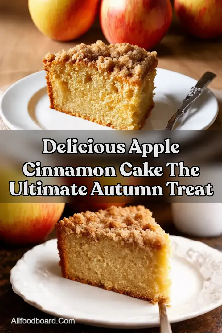 Delicious Apple Cinnamon Cake The Ultimate Autumn Treat