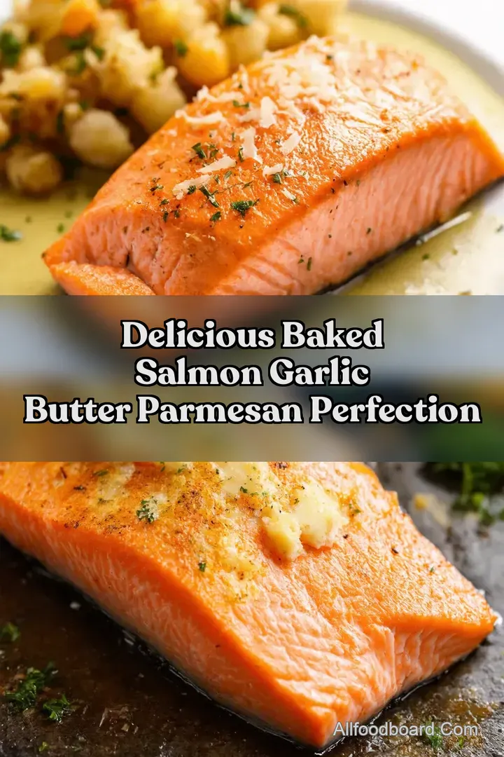 Delicious Baked Salmon Garlic Butter Parmesan Perfection