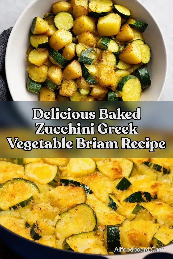 Delicious Baked Zucchini Greek Vegetable Briam Recipe : PIN FOR LATER Delicious Baked Zucchini Greek Vegetable Briam Recipe
