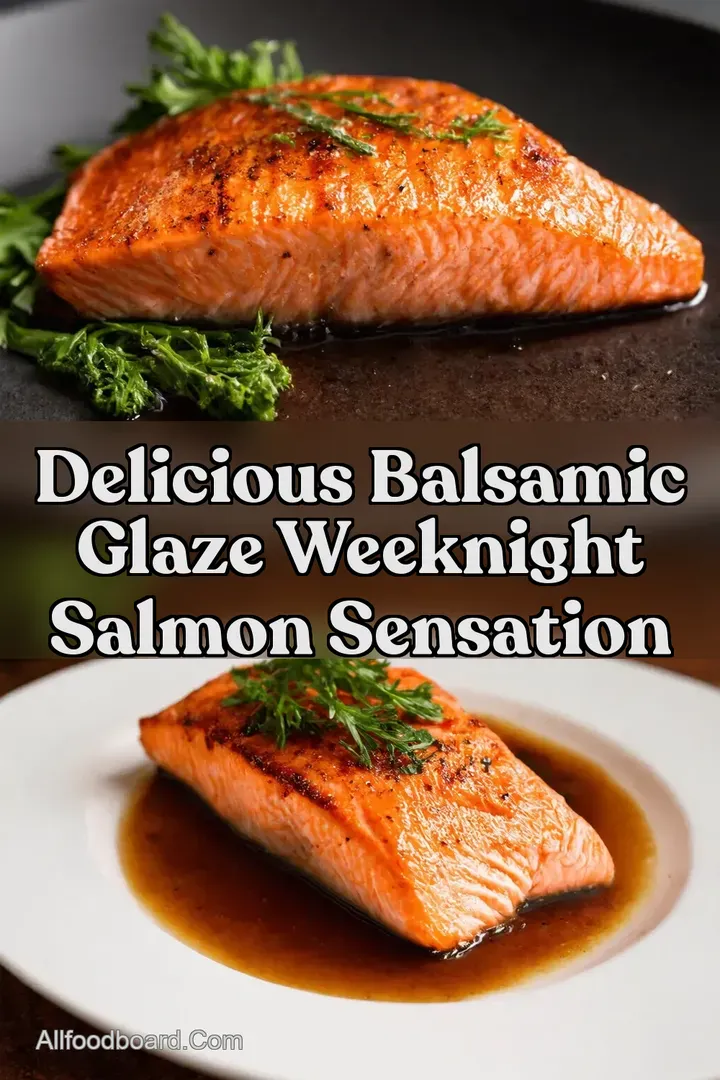 Delicious Balsamic Glaze Weeknight Salmon Sensation
