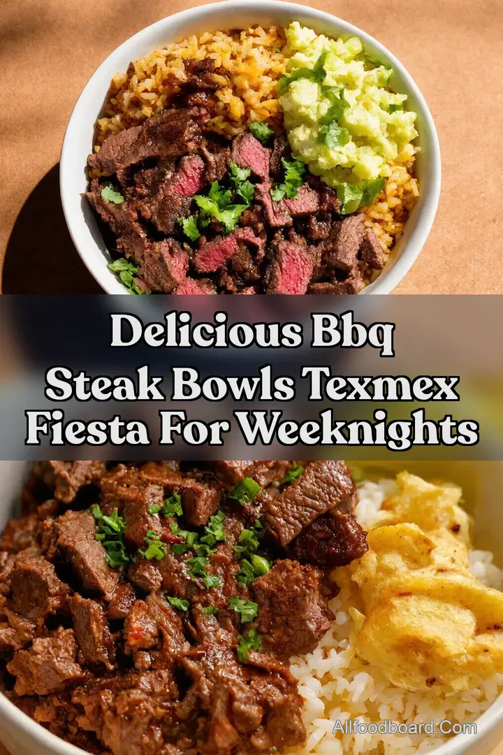 Delicious BBQ Steak Bowls TexMex Fiesta for Weeknights : PIN FOR LATER Delicious BBQ Steak Bowls TexMex Fiesta for Weeknights