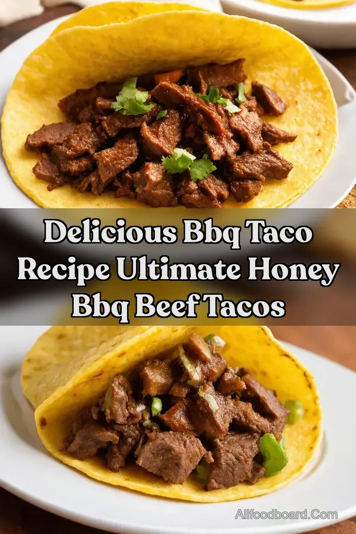 Delicious BBQ Taco Recipe Ultimate Honey BBQ Beef Tacos : PIN FOR LATER Delicious BBQ Taco Recipe Ultimate Honey BBQ Beef Tacos