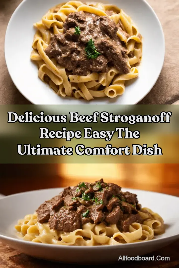 Delicious Beef Stroganoff Recipe Easy The Ultimate Comfort Dish