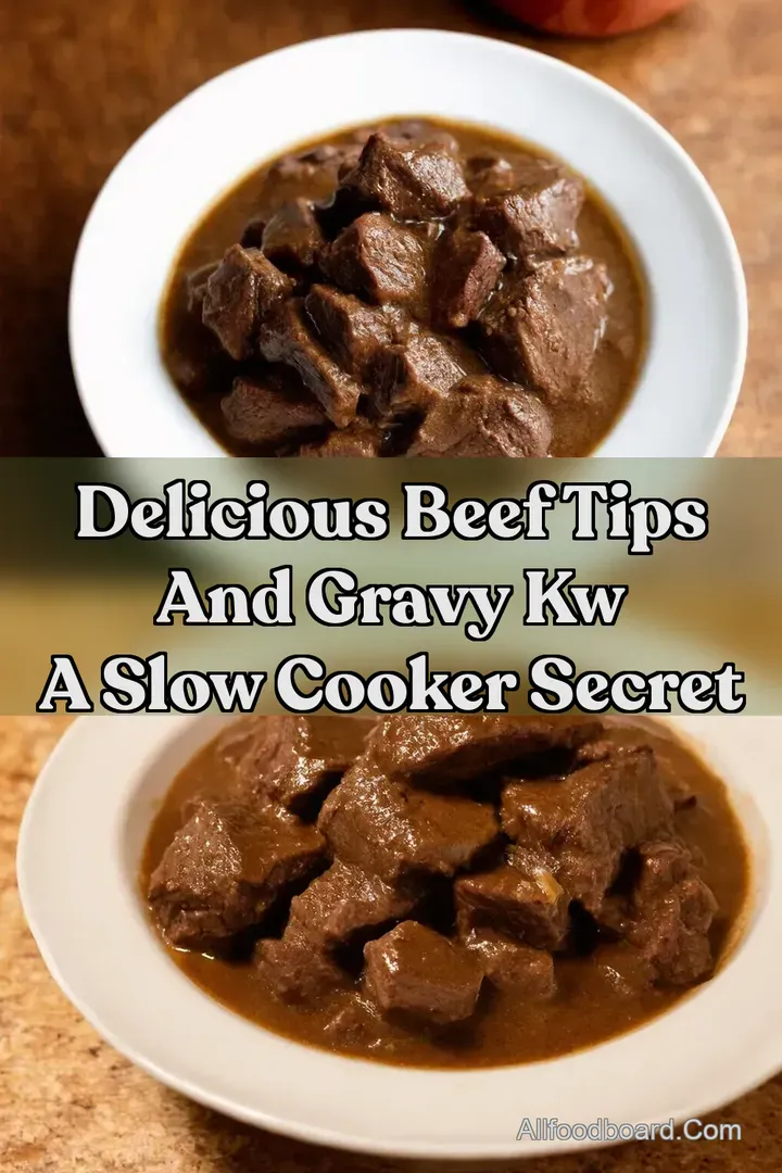 Delicious Beef Tips and Gravy kw A Slow Cooker Secret