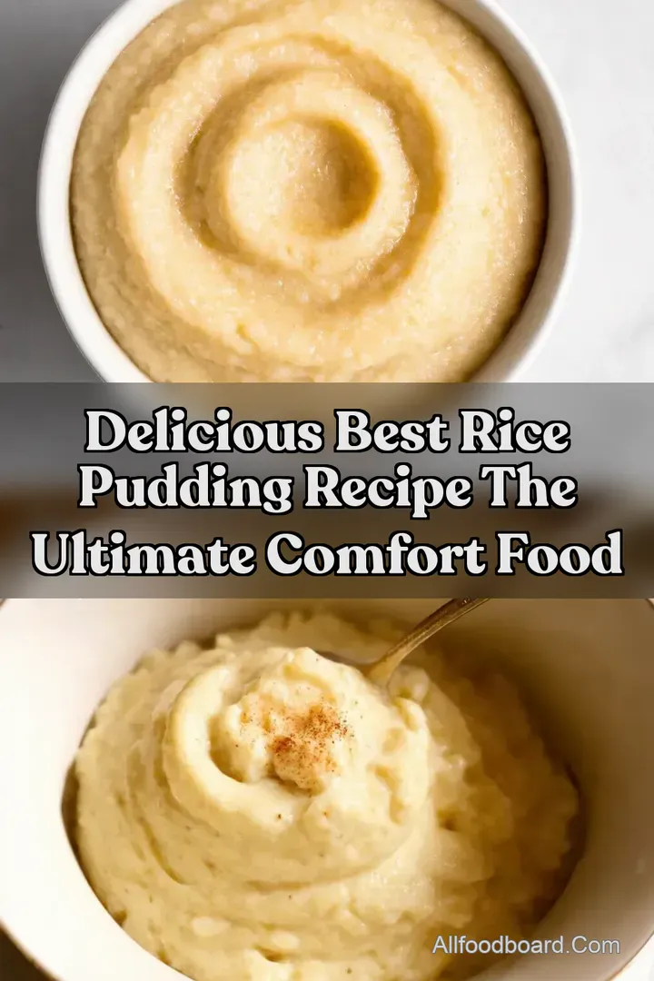 Delicious Best Rice Pudding Recipe The Ultimate Comfort Food