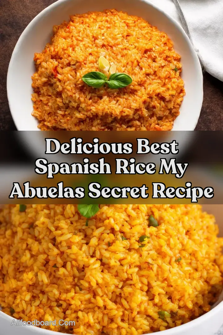 Delicious Best Spanish Rice My Abuelas Secret Recipe : PIN FOR LATER Delicious Best Spanish Rice My Abuelas Secret Recipe