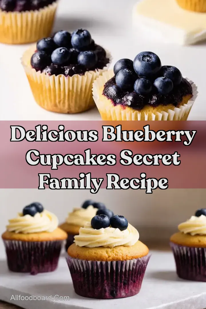 Delicious Blueberry Cupcakes Secret Family Recipe : PIN FOR LATER Delicious Blueberry Cupcakes Secret Family Recipe