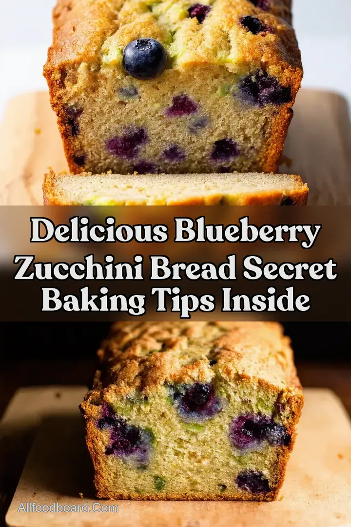 Delicious Blueberry Zucchini Bread Secret Baking Tips Inside : PIN FOR LATER Delicious Blueberry Zucchini Bread Secret Baking Tips Inside